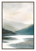 Mountains By The Canal Framed Artwork 120cm V637-E592694
