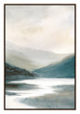 Mountains By The Canal Framed Artwork 120cm V637-E592694