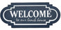 Welcome To Our Beach House Sign 48x20cm V637-E623057