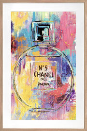 Luxury Perfume Artwork Framed W Glass Front 80x120cm V637-E646058