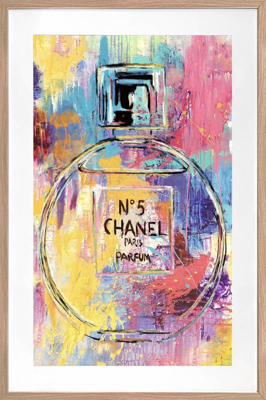 Luxury Perfume Artwork Framed W Glass Front 80x120cm V637-E646058