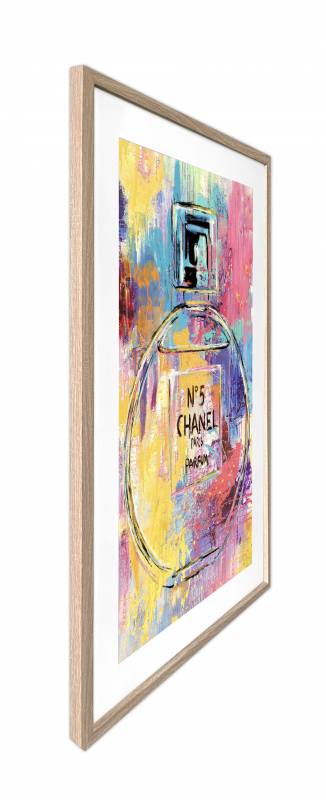 Luxury Perfume Artwork Framed W Glass Front 80x120cm V637-E646058