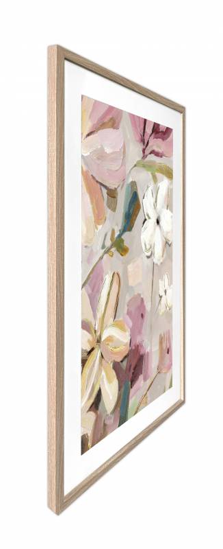 Mimi Floral Artwork Framed W Glass Front 80x120cm V637-E646059