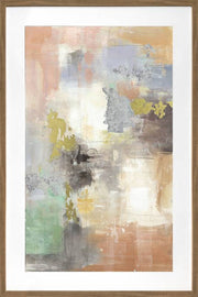 Hudson Abstract Artwork Framed W Glass Front 80x120cm V637-E646065