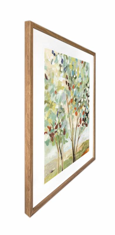 Summer Tree Artwork Framed W Glass Front 60x80cm V637-E646074