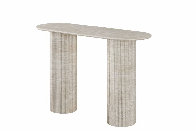 Elodie Console Table Travertine 120x78cm V637-E683000