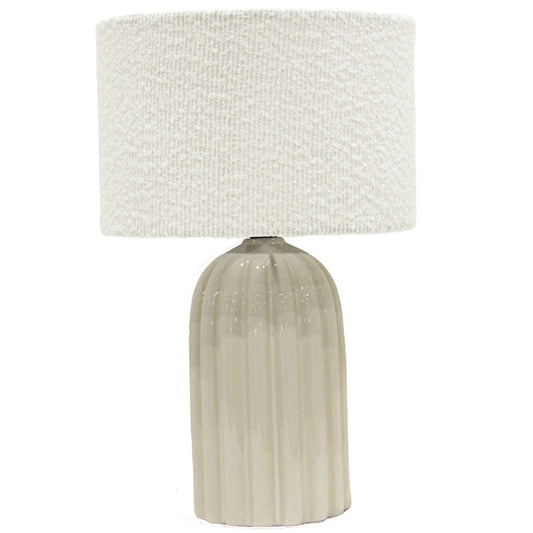 Elan Table Lamp Boucle Shade 37cm V637-E689009