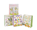 bulk 24 Small Easter Time Gift Bag 4 Assort 14x14cm V637-EAS35176