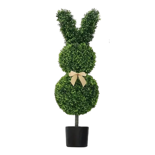 Set 2 Artificial Bunny Shaped Topiary Tree 100cm V637-EAS38737