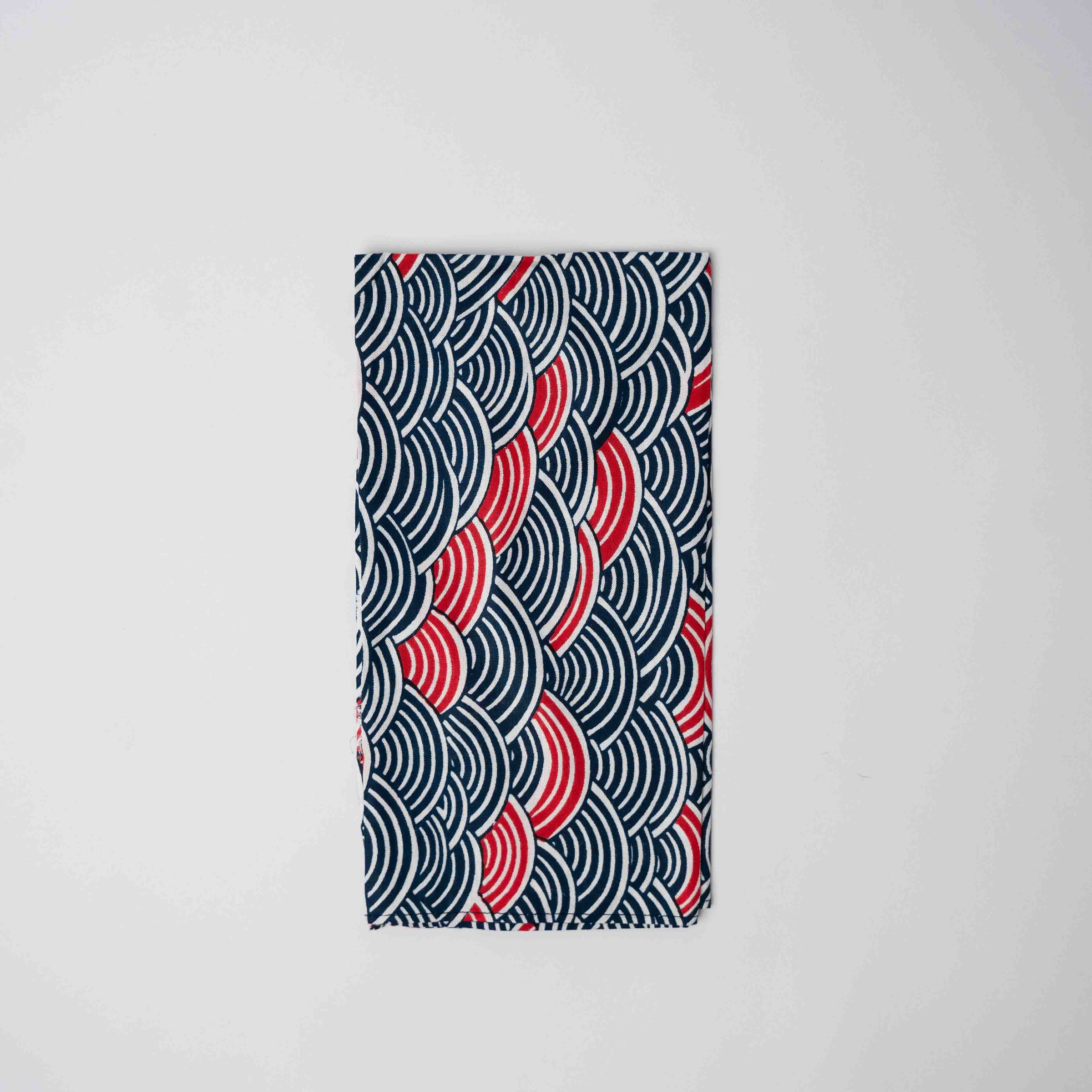 Gift Wrap Furoshiki 50cm Wave V637-F0041