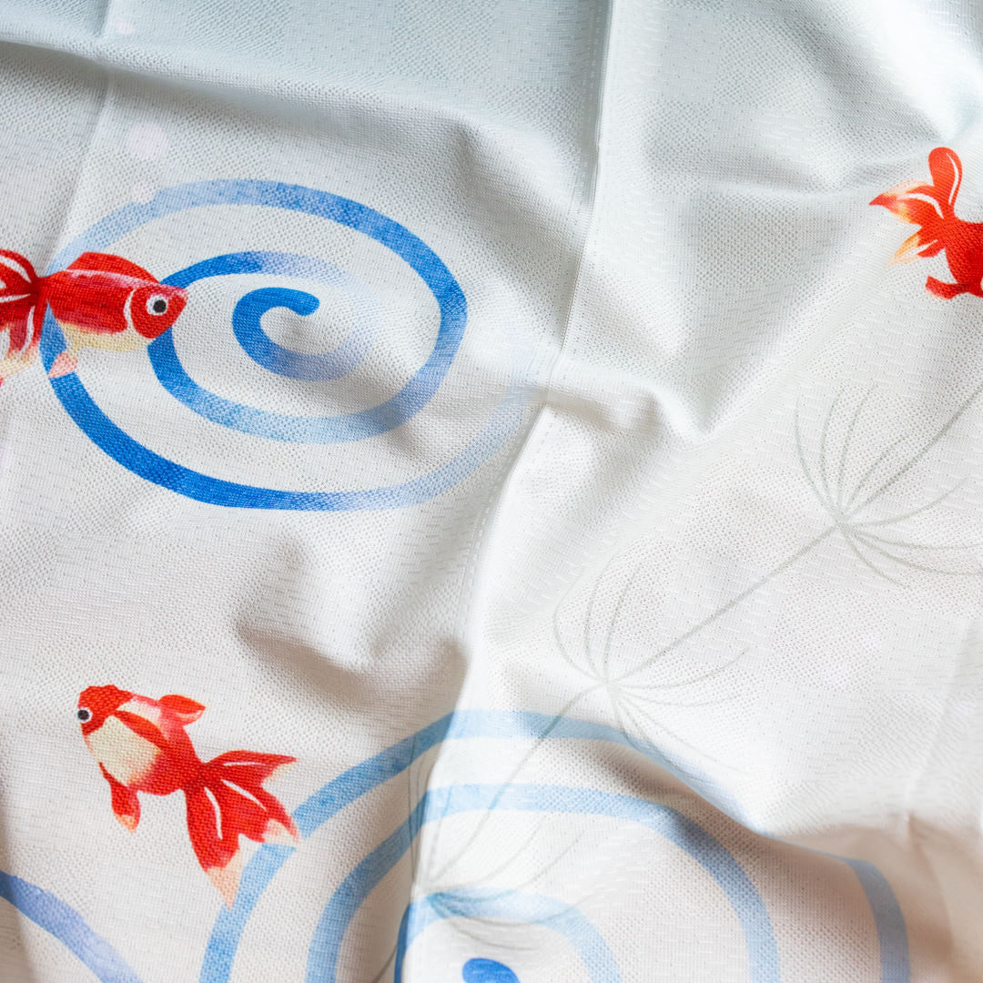 Noren Door Curtain Short 90cm Goldfish V637-F0146