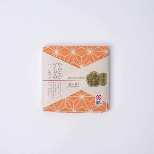 Face Towel Asanoha Orange V637-F0200
