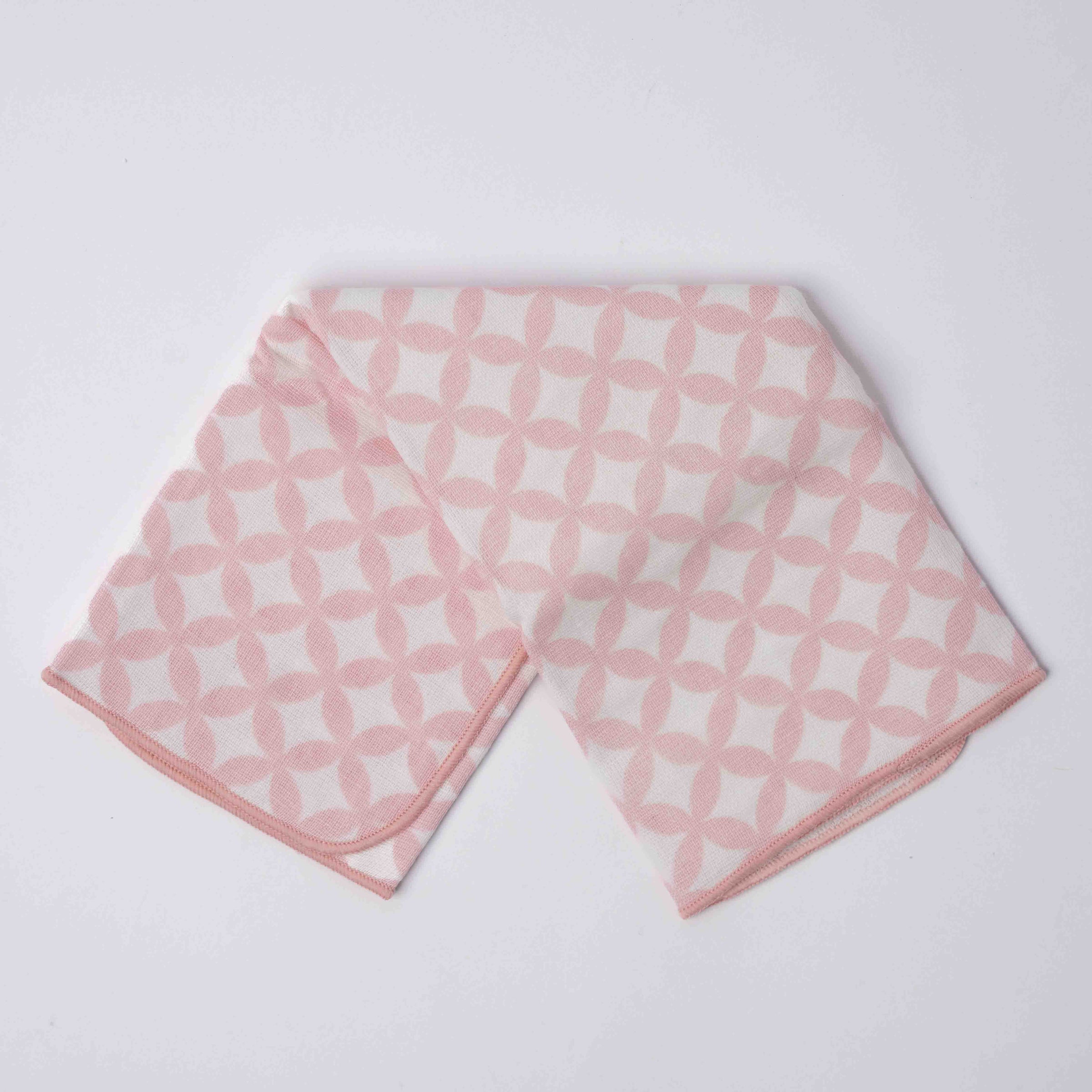 Face Towel Circle Pink V637-F0203