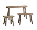 Set 3 Vintage Outdoor Kusina Bench 45cm V637-FUR40130
