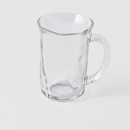 Glass Mug 300ml Free Form V637-G0049