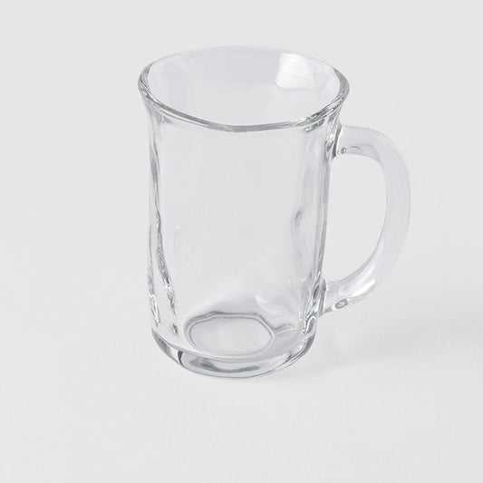 Glass Mug 300ml Free Form V637-G0049