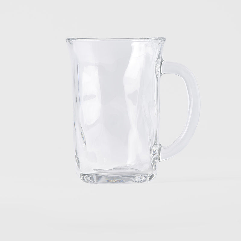 Glass Mug 300ml Free Form V637-G0049