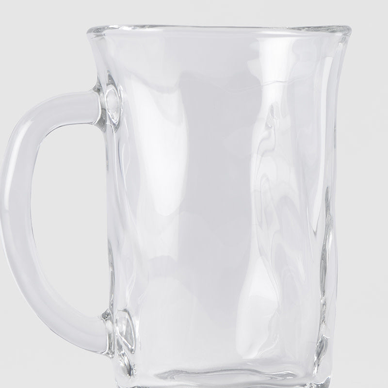 Glass Mug 300ml Free Form V637-G0049