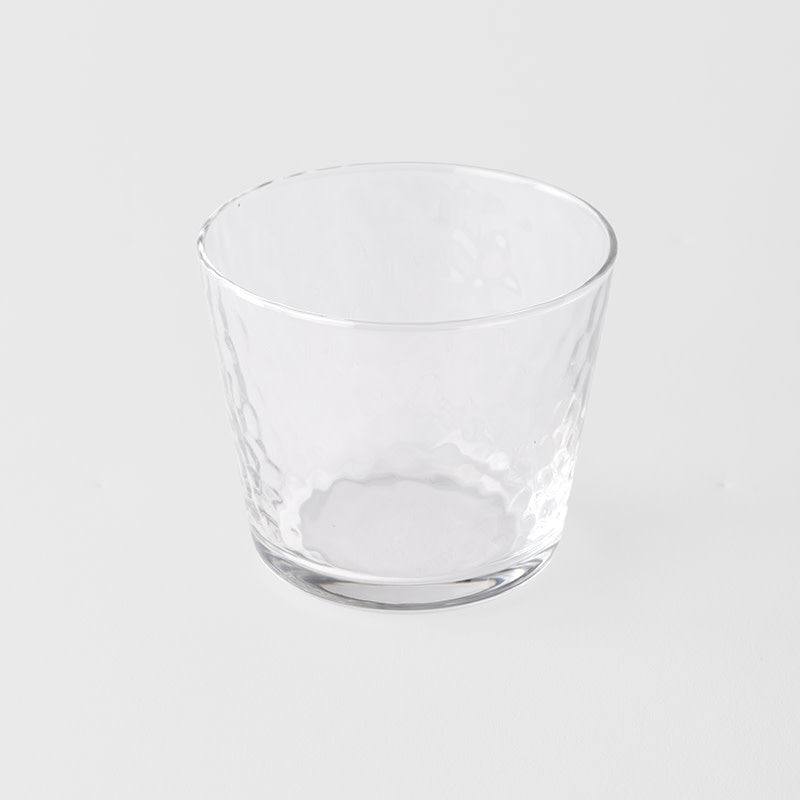 Glass Mini Tumbler Dimpled 220ml V637-G0062