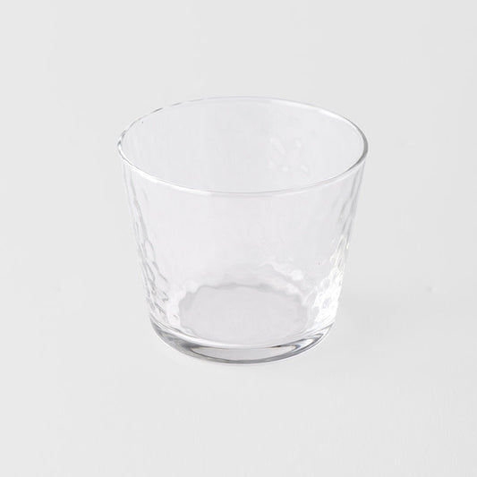Glass Mini Tumbler Dimpled 220ml V637-G0062