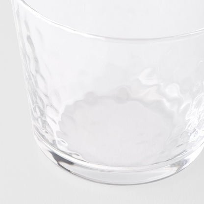 Glass Mini Tumbler Dimpled 220ml V637-G0062