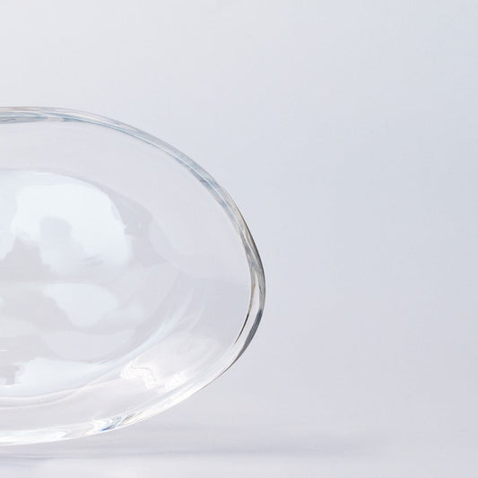 Glass Oval Dish 15.5cm V637-G0093