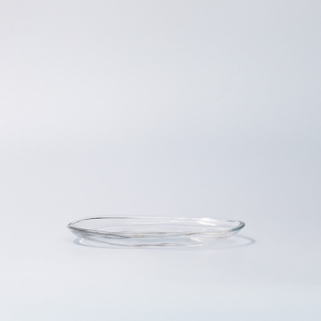 Glass Oval Dish 15.5cm V637-G0093