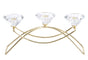 Gold Metal Diamond Shape Tealight Candle Holder Lantern 26cm V637-GCH31497