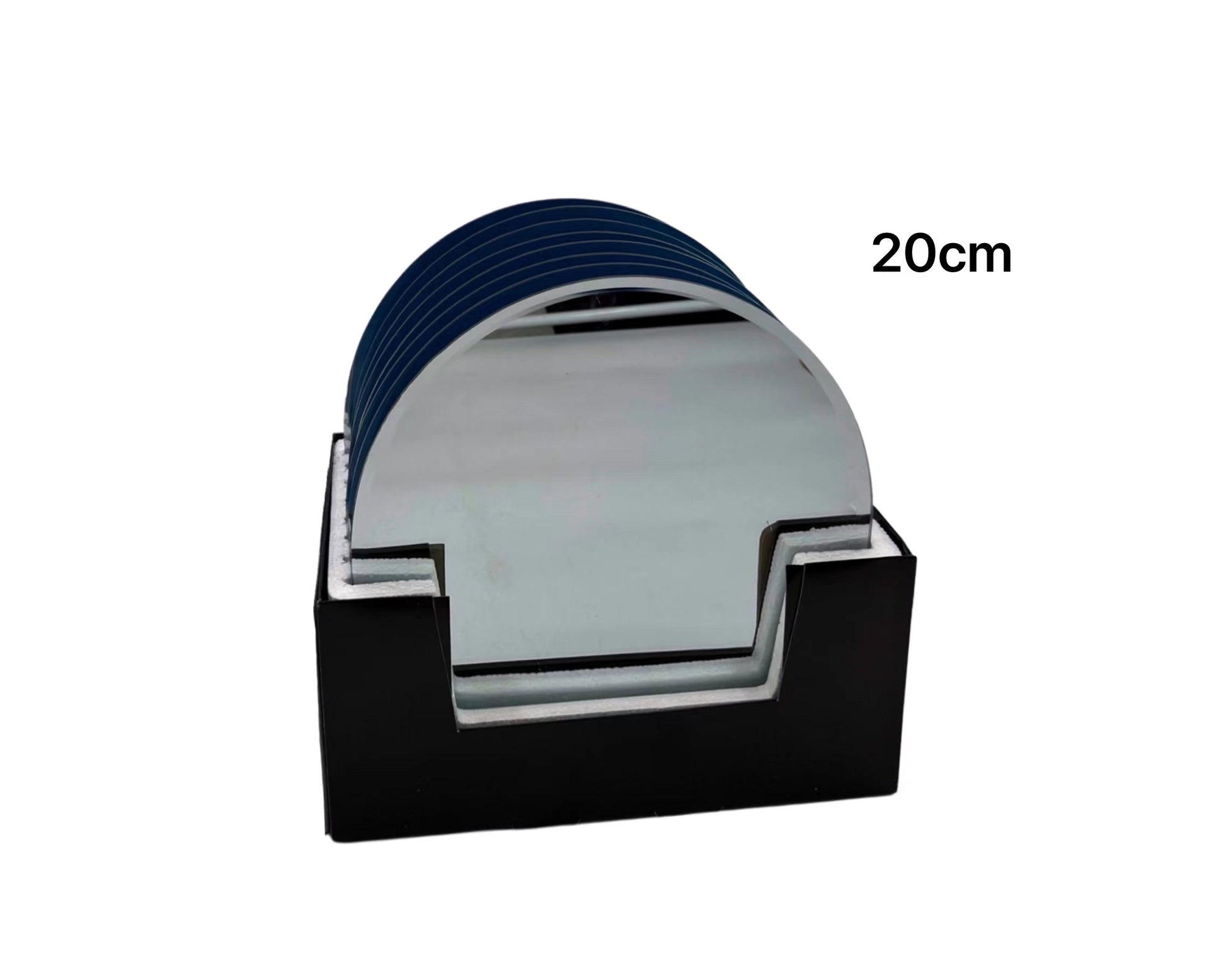 bulk 40 Mirror Candle Holder 20cm V637-GCH32478
