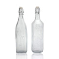 bulk 12 Clear Water Bottle Clip Top 1Lt 2 Assorted V637-GLA28378