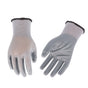 bulk 24 Grey Nitrile Garden Gloves Coated 2 Sizes Assort V637-GRT32793