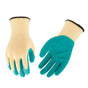 bulk 24 Polyester Shell w Latex Coat Garden Glove V637-GRT32795