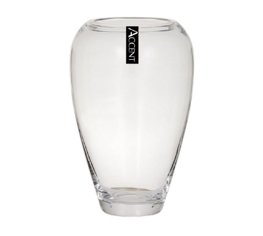 bulk 4 Roselle Glass Vase Flower 24cm V637-GVA30305