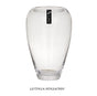 bulk 4 Roselle Glass Vase 28cm V637-GVA30306