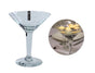 bulk 4 Glass Vase Martini 30cm V637-GVA30328