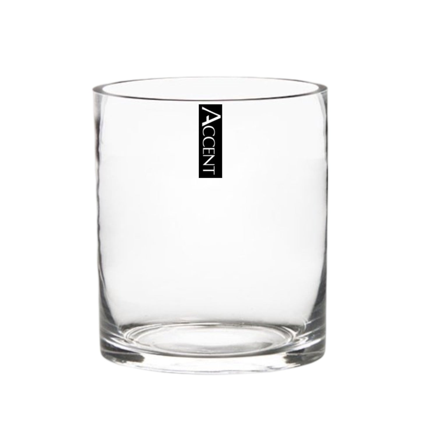 bulk 12 Glass Cylinder Vase 16cm V637-GVA37054
