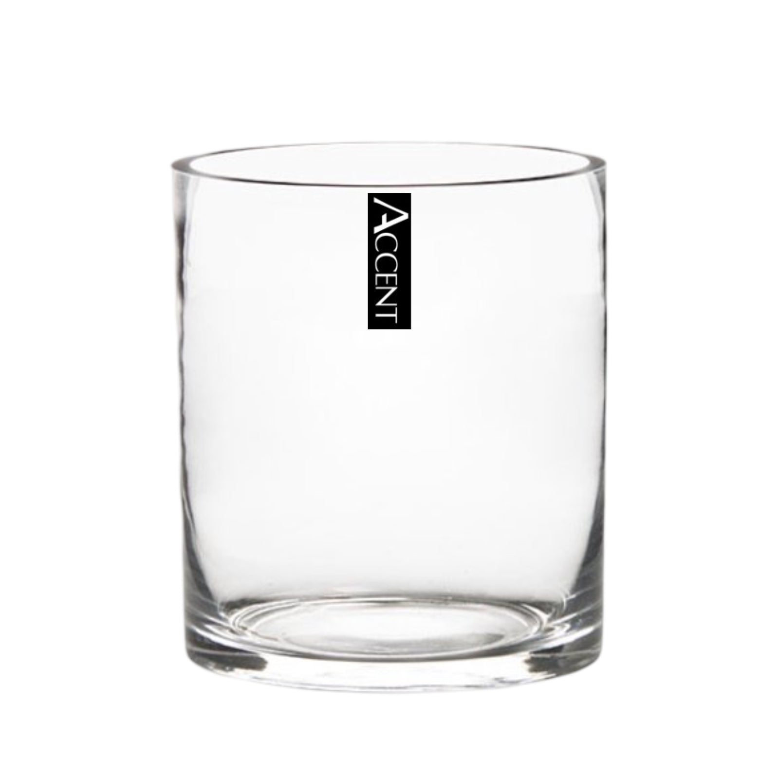 bulk 12 Glass Cylinder Vase 16cm V637-GVA37054