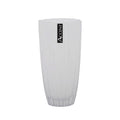 bulk 6 White Concave Ripple Vase 25cm V637-GVA38793