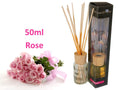bulk 24 Scented Oil Diffuser Rose 50Ml 8 Rattan Sticks V637-INC22611