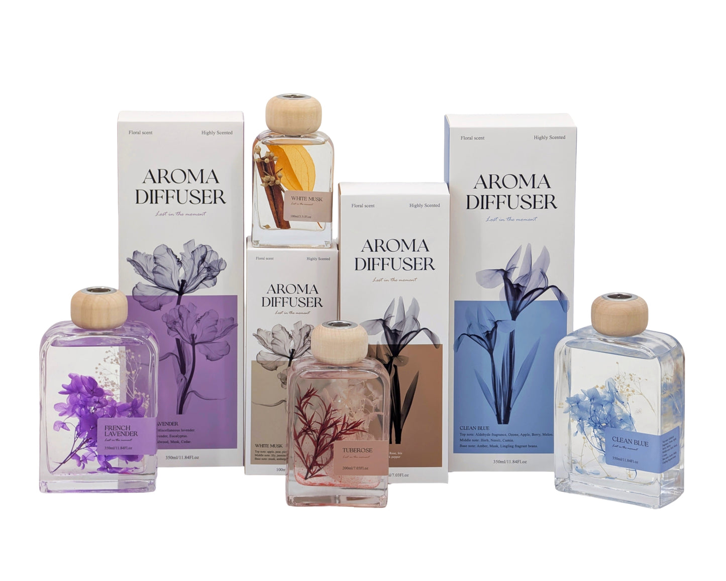 bulk 12 Everfloral Fragrance Diffuser 350ml 4 Asst V637-INC38649