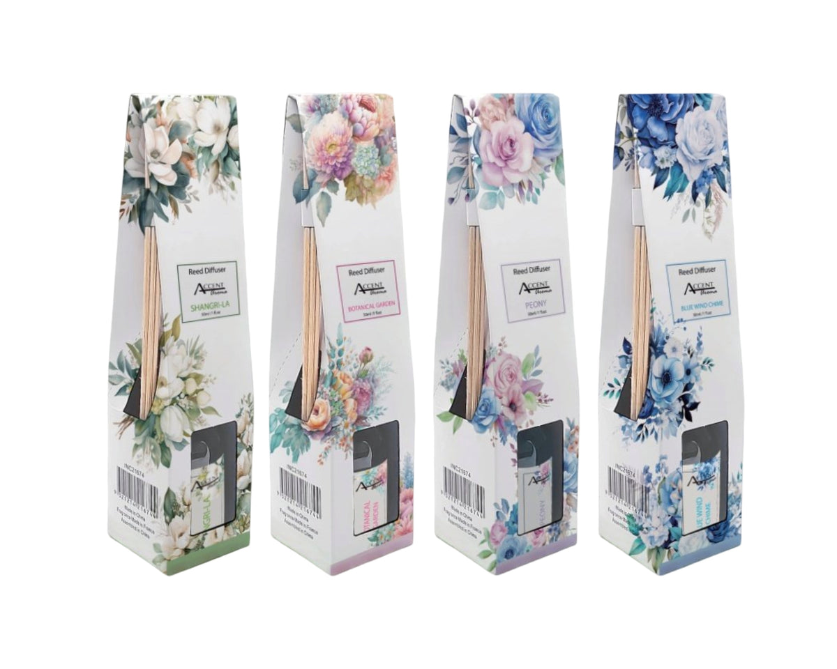 bulk 48 Aromatic Bouquet Diffuser 50Ml 4 Asst V637-INC38918