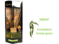 bulk 12 Fragrant Oil Diffuser Lemongrass Eucalyptus 160ml 12Sticks V637-INC4254