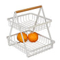 2 Tier Rectangle Fruit Basket 30cm V637-KIT32648
