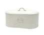 Corrugated Metal Bread Storage Bucket Oval 34x18cm V637-KIT35008