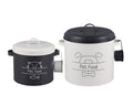 Set 2 Metal Pet Food Storage Tin 30x27cm V637-KIT35880
