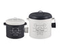 Set 2 Metal Pet Food Storage Tin 30x27cm V637-KIT35880