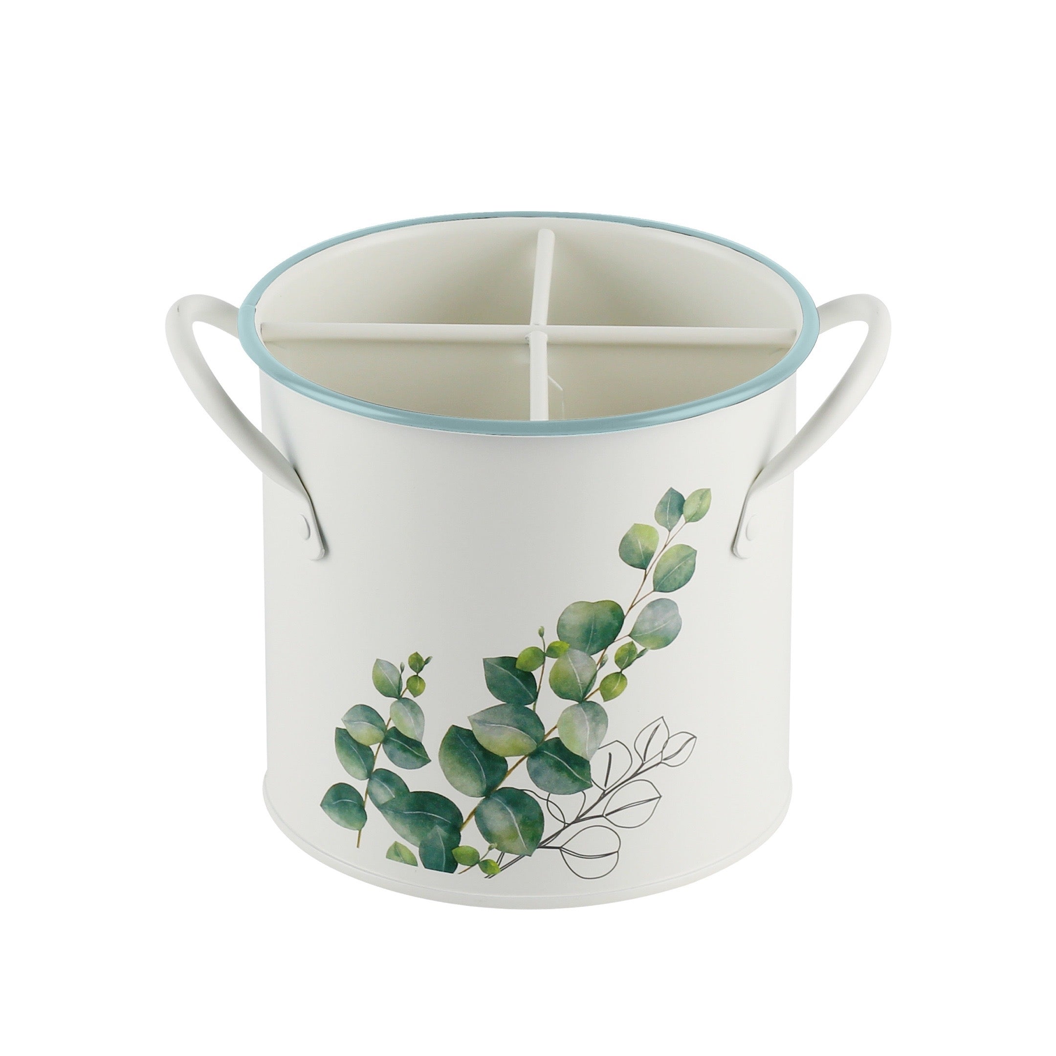 Eucalyptus Metal Utensil Holder 13x18cm V637-KIT35887