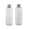 bulk 12 Glass Bottle w Metal Screw Lid 1Lt Assort 8x23cm V637-KIT38463