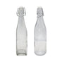 bulk 24 Clear Glass Bottle w Clip Lid 500ml 2 Asst 27cm V637-KIT38743