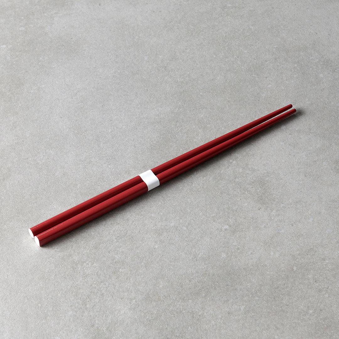 Chopsticks Lacquered Red & White V637-L0305